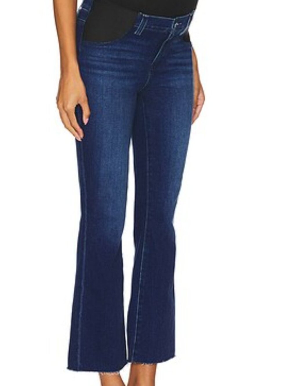 PAIGE Claudine Ankle Fray Maternity Jeans Size 33